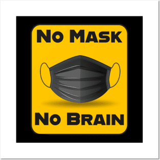 Pro Mask Wear Face Mask Social Distancing Posters and Art